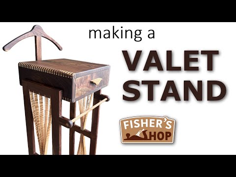 Woodworking: Making a Valet Stand (A FANCY clothing rack)