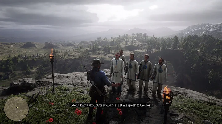 Arthur save Jamie from Chelonia/Turtles Cult - Red Dead Redemption 2