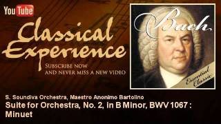 Johann Sebastian Bach : Suite for Orchestra, No. 2, in B Minor, BWV 1067 : Minuet Resimi