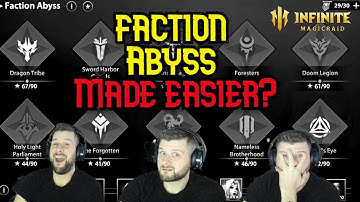 Infinite Magicraid Faction Abyss Is NOT Easier Whaaaat?! Shadow Patched!