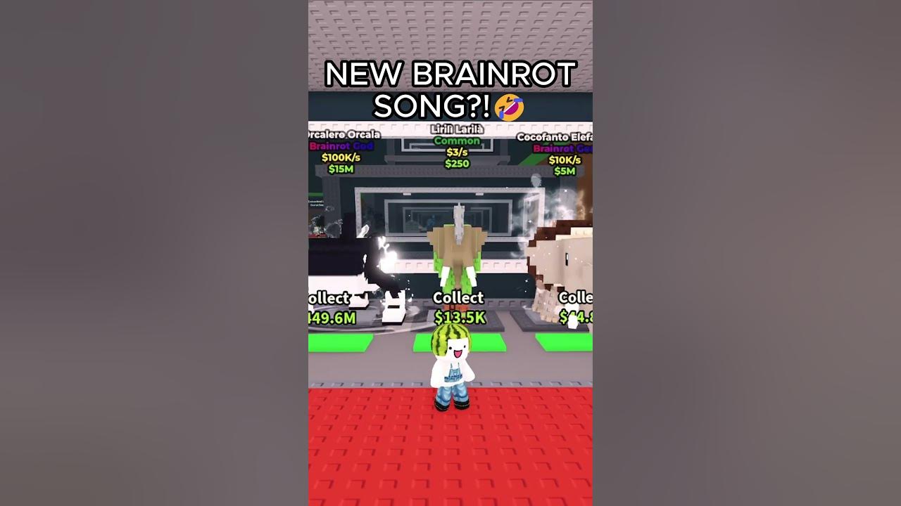 🤣NEW BRAINROT SONG!?  #roblox #stealabrainrot #robloxshorts