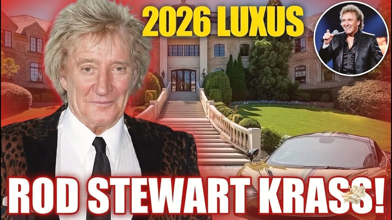 Rod Stewart 2026: Sein krasses Luxus-Leben – Villen, Supercars & Millionen!