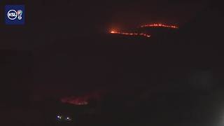Fire continues to burn near Red Butte Canyon