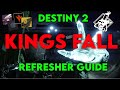 Destiny 2 - Kings Fall Refresher Guide