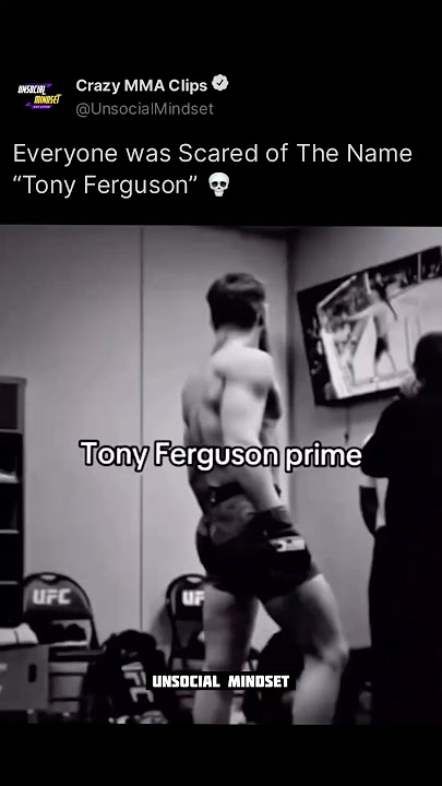 Casuals Dont Know Who Tony Ferguson Was! #unsocialmindset #ufc #tonyferguson