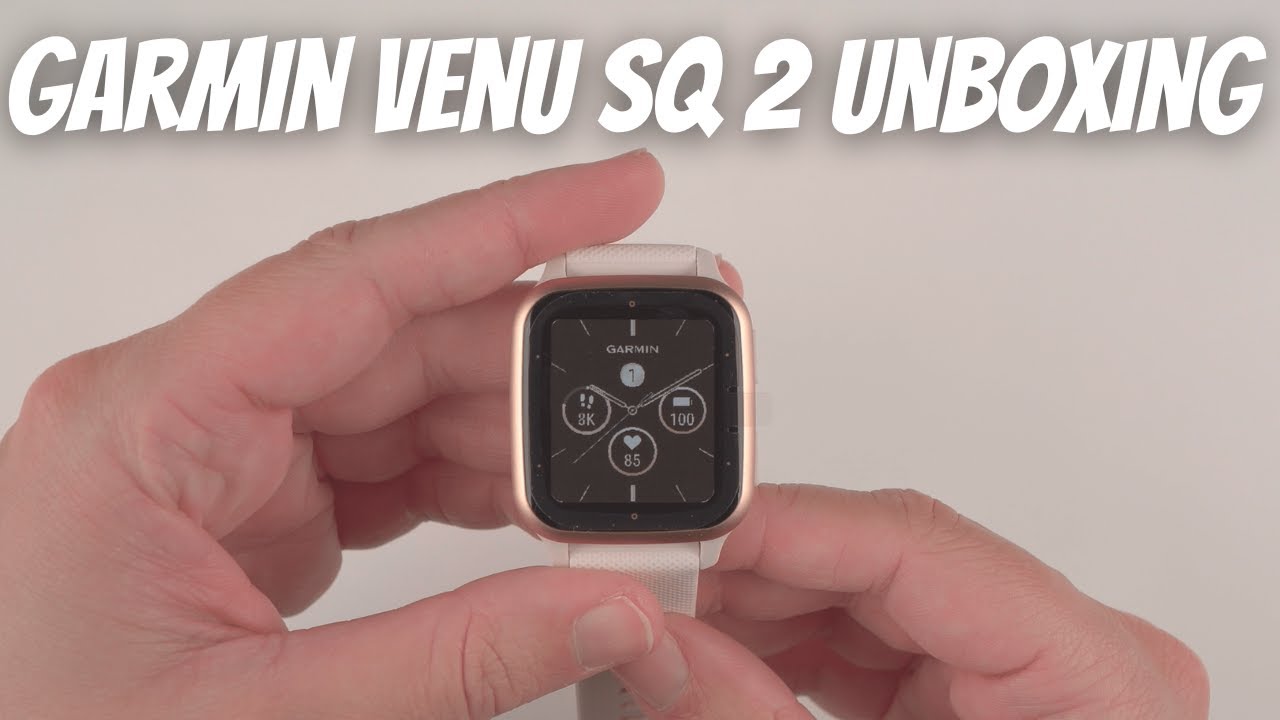 Garmin Venu Sq 2 Music Unboxing (Peach Gold / Ivory) 