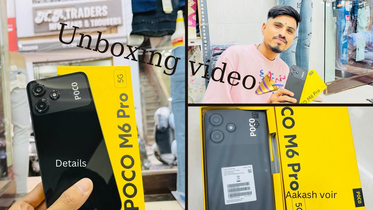 Poco Unboxing 🔥Poco M6Pro Unboxing🥳| Big Billion Sale🎉|#youtube #poco #unboxing # ...