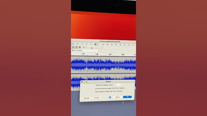 Quick tip Using Audacity - repeat a section