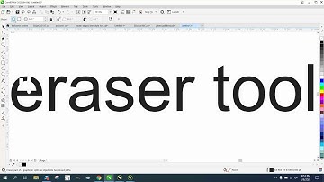 Corel Draw Tips & Tricks Eraser Tool missing some items and more