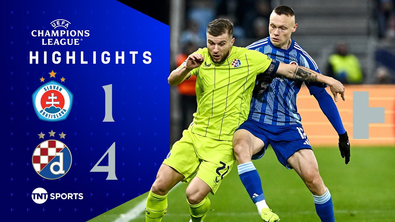 Dominant Win On The Road! 🔥 | Slovan Bratislava 1-4 Dinamo Zagreb ...