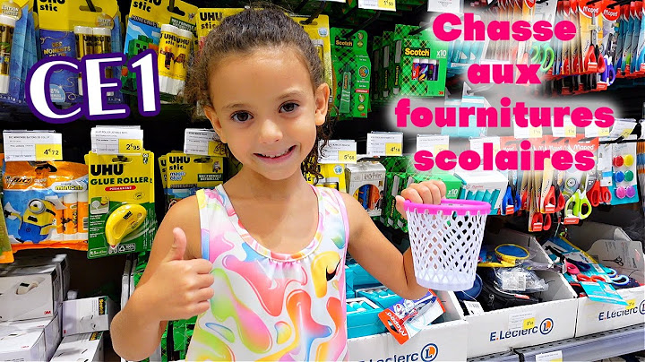 KAMILIA au CE1 - CHASSE aux FOURNITURES SCOLAIRES 2024 - 2025