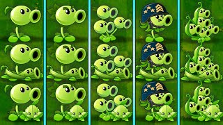 All PEASHOOTER & Support Plants Battlez - Who Will Win? - PvZ 2 Plant vs Plant