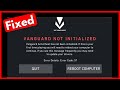 Fix Vanguard Not Initialized Valorant Error Code 57 ✔ Error 128 anti cheat has not been initialized