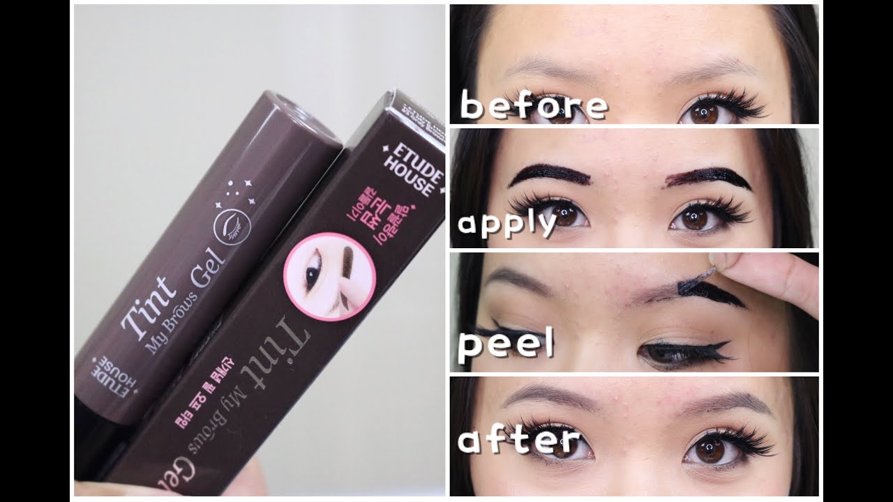 Etude House Tint My Brows Gel | First Impressions + Demo - YouTube