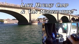 Lake Havasu Camp Van Modification VanLife On the Road
