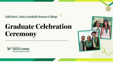 USF JGHC Fall 2025 Graduation Celebration
