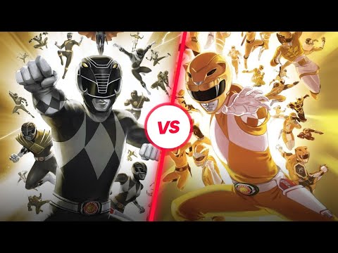 Power Rangers Battle - Dragon Shield Black Ranger VS Yellow Ranger ...