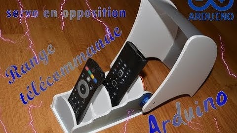 Arduino #7. COMMENT AJOUTER 2 SERVOS EN OPPOSITION... " RANGE TÉLÉCOMMANDE " tuto en français