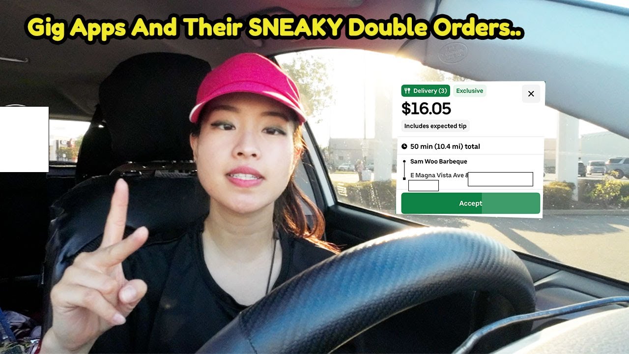 Watch For Those Double or Triple Orders 🧐 Another Dashing Day! Uber Eats Ride Along! Im Still Poor 😅