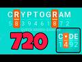 CRYPTOGRAM 720