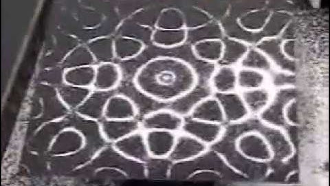 2D Standing Waves with Salt (Variable Frequency)