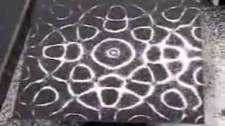 2D Standing Waves with Salt (Variable Frequency)