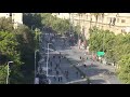 Chile: manifestaciones en la Alameda de Santiago