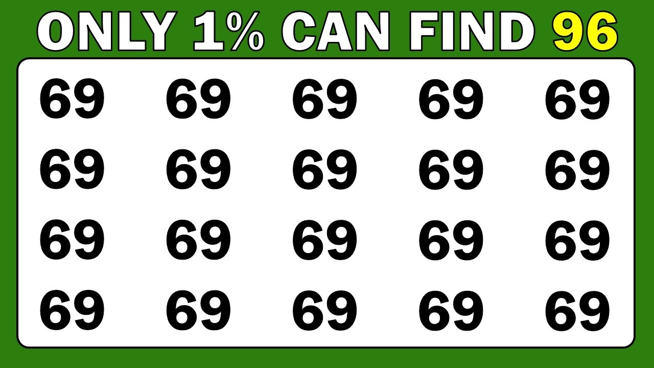 Find The Odd One Out | Test Your Observation Skills 👀 | Number and ...