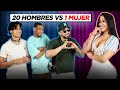 20 hombres vs 1 mujer  aplicacin tinder vida real