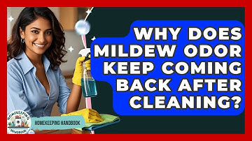 Why Does Mildew Odor Keep Coming Back After Cleaning? - Homekeeping Handbook