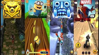 Spirit Run Vs Despicable Me Minion Rush Vs Temple Run 2 Frozen Shadows Vs Spider Man Unlimited #2 screenshot 5