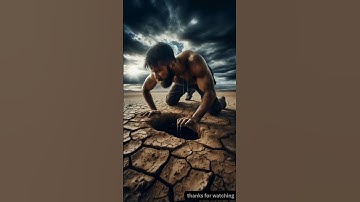 The Thirsty Man and the Unexpected saviour Vulture! #shorts #ai #viralvideo