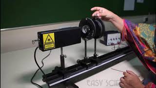 Diffraction of light at a slit and an edge Measurement of the width of a given slit Easy Science NTU