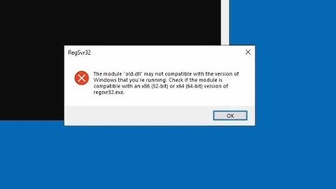 How to solve regsvr32 error with 32bit .dll on a 64bit windows.