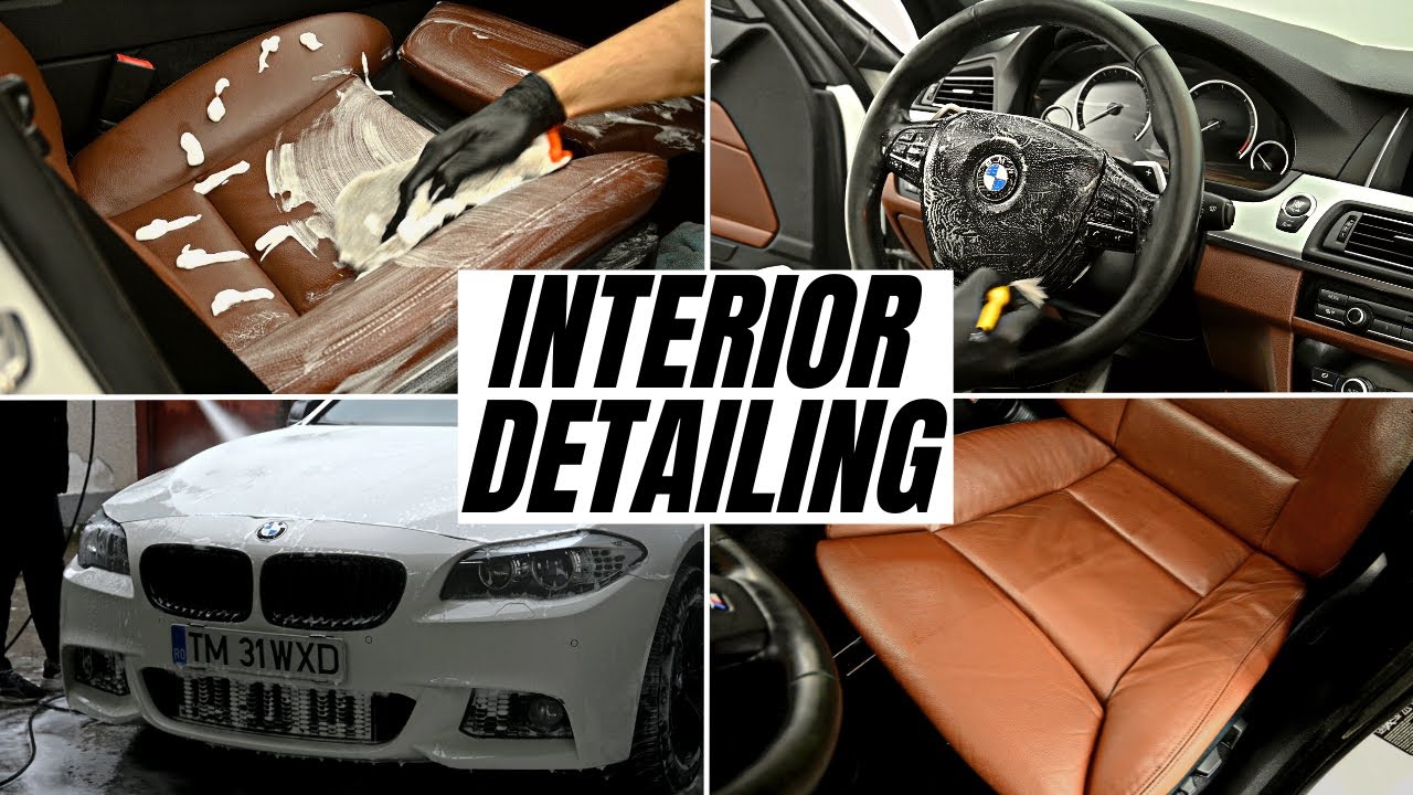 Interior Detailing this BMW 5 Series Satisfying Car Detailing YouTube