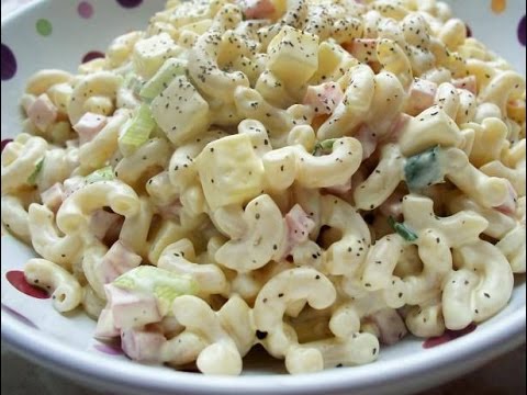 How To Make Macaroni Salad Mayonnaise Youtube