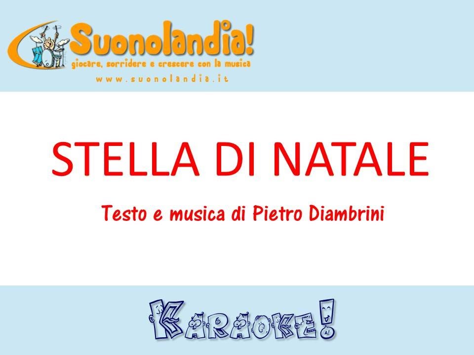 Stella Di Natale Karaoke.Stella Di Natale Video Karaoke Per Bambini Di Suonolandia Youtube