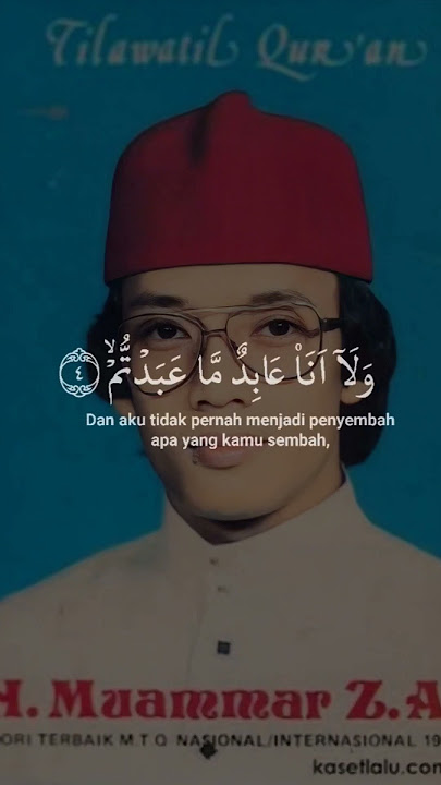 masya allah bikin merinding surat al kafirun Oleh qori KH muammar za