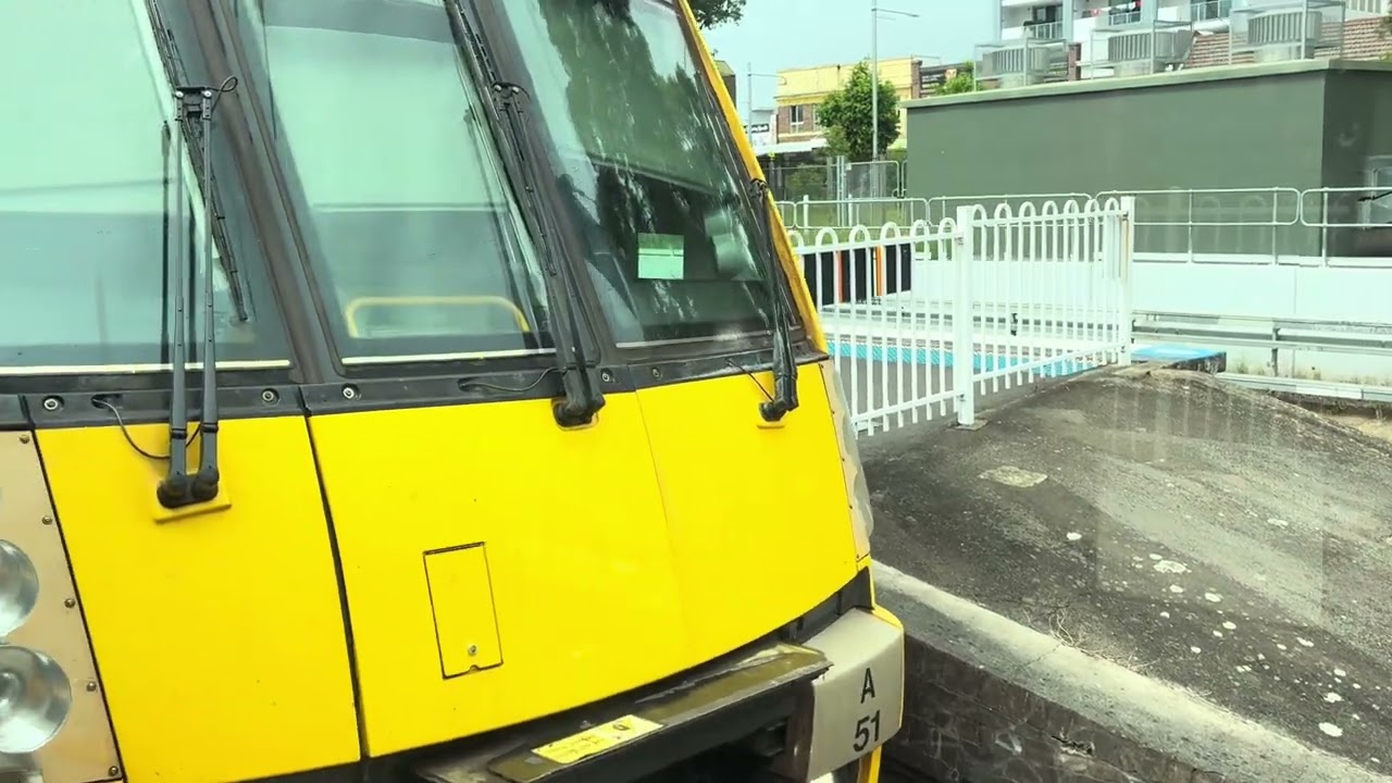 Waratah B set train ride from Meadowbank to Eastwood all stops