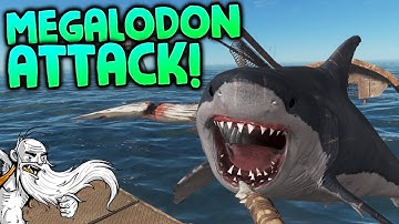 Stranded Deep Gameplay - "MEGALODON ATTACK!!!"  - Let