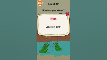 Brain Test Tricky level 27 gameplay walkthrough | All levels |android, iOS mobile | newupdate#shorts