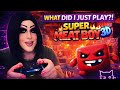 SUPER MEAT BOY 3D : This Game Did Me DIRTY 😈🔥 #gamer #gaming #reviews #gamergirl #videogames