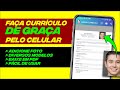 Como Fazer Currículo Pelo Celular em PDF (100% GRÁTIS - MELHOR MÉTODO)