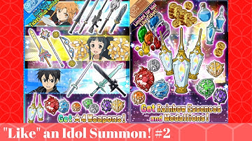 [SAO: Memory Defrag] "Like" an Idol Summon! #2 | 1 Plus Multi | 4 Normal Plus
