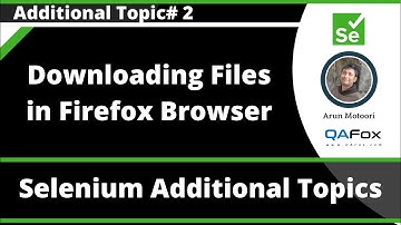 Selenium Java - Downloading Files in Firefox Browser