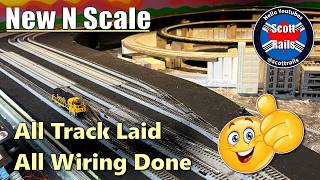 New N Scale Layout - All Track Power Wiring - Feeders And Turnouts