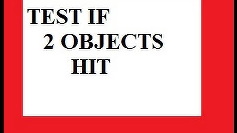 Flash Tutorial 2 Test If 2 Objects Hit Using AS3