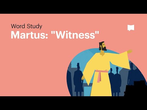 Video: Wat betekent getuigen in de bijbel?