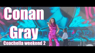 Conan Gray at Coachella weekend 2