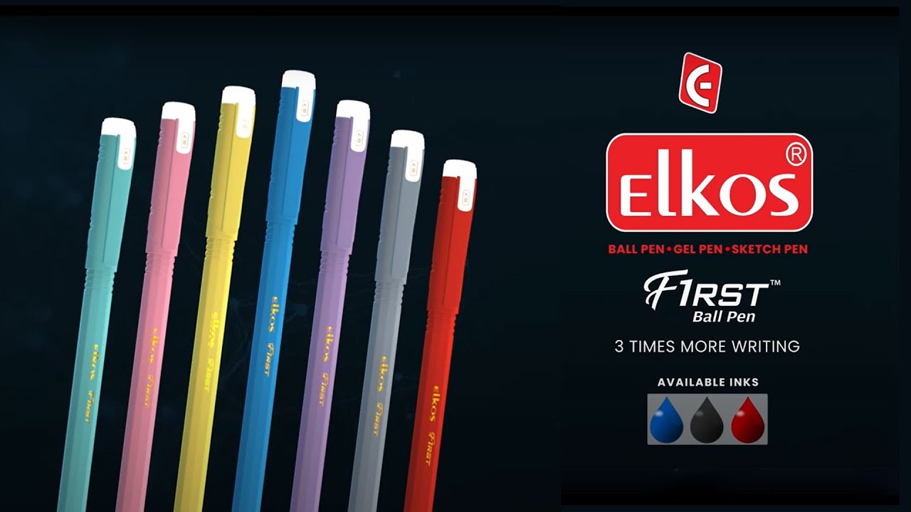 Elkos First Assorted Ball Pen YouTube